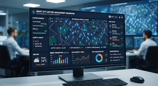 Smart Control for Municipal Lighting Networks