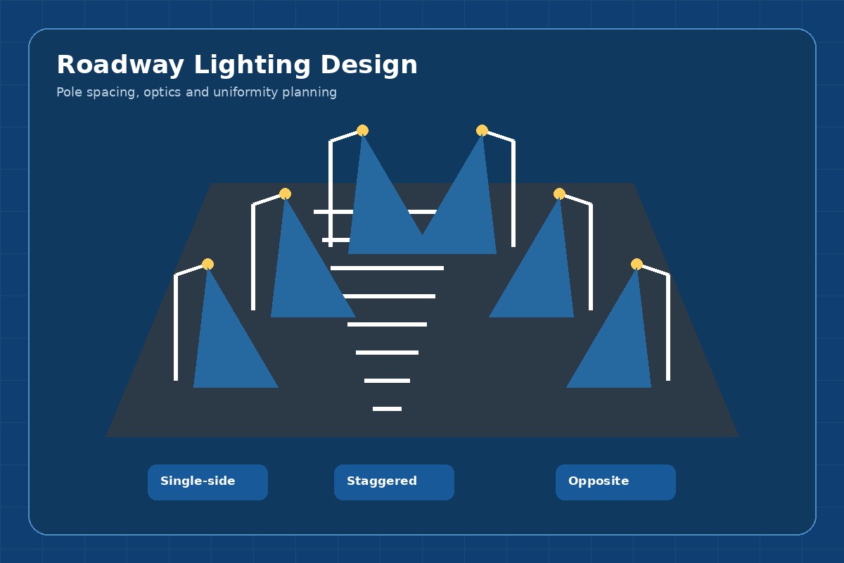 Road Classification, Pole Spacing and Light Distribution