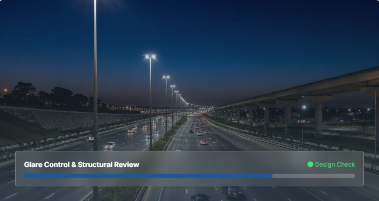 High-Speed Visibility, Glare and Structural Reliability