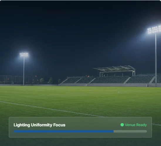 Lux, Uniformity, Glare and Flicker Performance