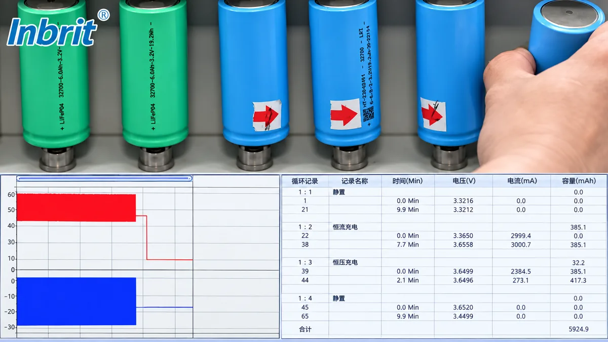 Inbrit solar street light battery capacity and charge discharge testing Inbrit solar street light battery capacity and charge discharge testing