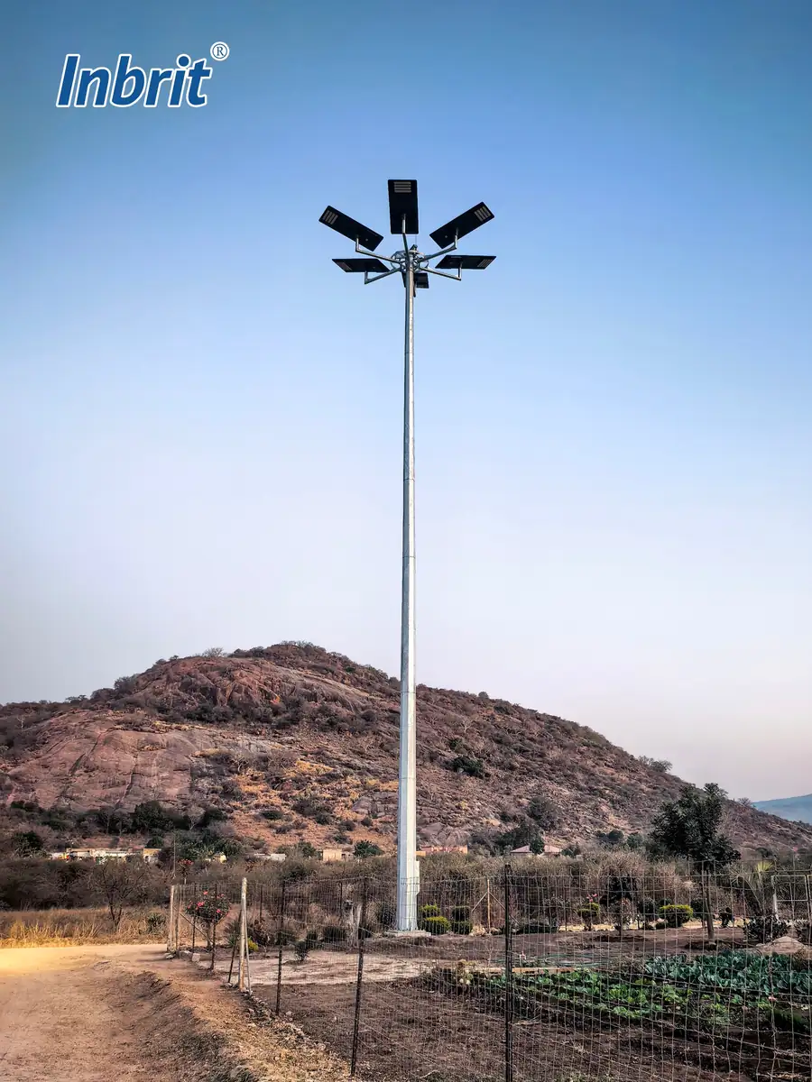 12 to 20m high mast solar lighting installation in South Africa 12 to 20m high mast solar lighting installation in South Africa