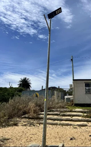 Inbrit all-in-one solar street light installation for a park project in Australia Inbrit all-in-one solar street light installation for a park project in Australia