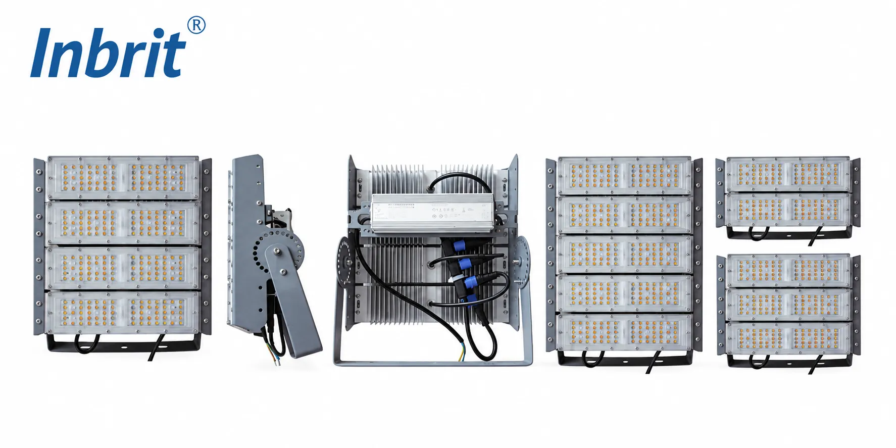 - Inbrit MEGA high mast LED light modular product views from 120W to 300W