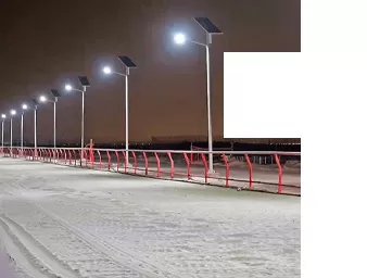 City street and footpaths