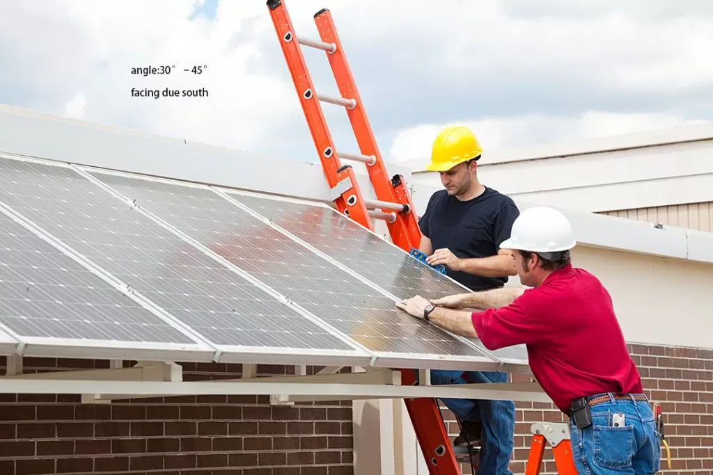 How to install solar street lights by one person?