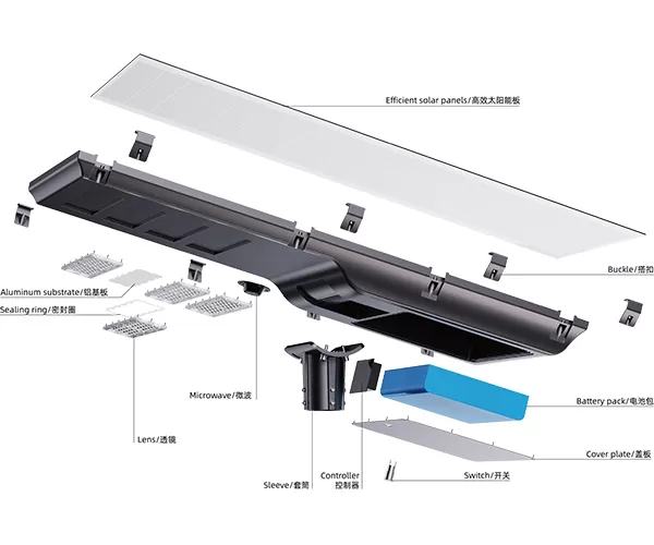 owl all in one solar street light for sale