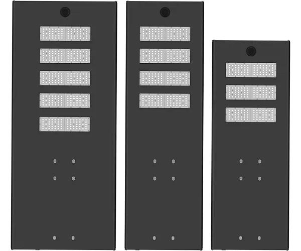 plate all in one solar street light
