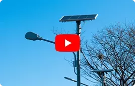 Simple all in two solar street light design
